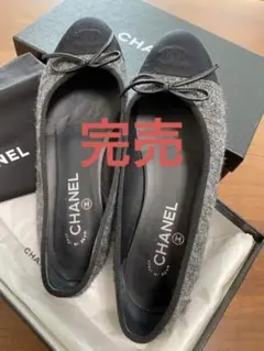 シャネルCHANELバレーシューズ 38