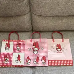 ビンテージサンリオ発泡バック3枚