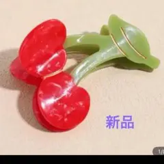 新品未使用　　さくらんぼ　バンスクリップ　まとめ髪　大人気シリーズ