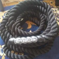 KETTLEBELLKON プログレード バトルロープ 38mm×9m 中古