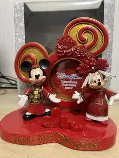 香港ディズニー　写真立て　ミッキー&ミニー
