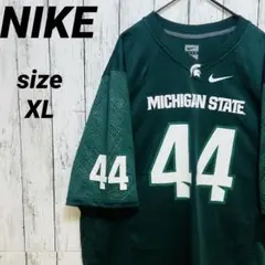 NIKE ナイキミシガンステート スパルタンズ ゲームシャツ グリーン XL