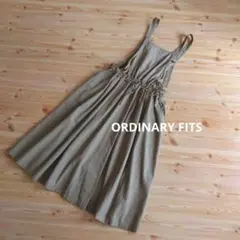 ORDINARY FITS オーディナリーフィッツ ジャンパースカート　ベージュ