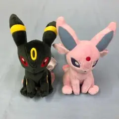 ポケセン Pokémon fit ブラッキー エーフィ ぬいぐるみ 2点セット