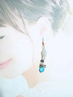鈴蘭/ジャラ/雫シリーズPierce/ earrings ver　ミント