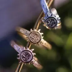 定価7500円ピンクゴールド　太陽　リング