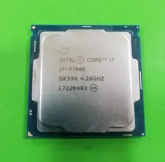 CPU　intel Core i7 7700K　動作確認済VR対応LGA1151