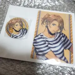 うたプリ 缶バッジ＆クリアカード D賞 ブロッコリーオンラインくじ 神宮寺レン