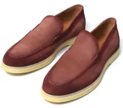 未使用 MAGNANNI マグナーニ レッドスエード スリッポンシューズ 41