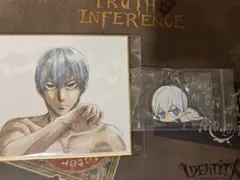 弱虫ペダル　黒田雪成　色紙　ラバーマスコットキーホルダー