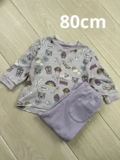 UNIQLO パジャマ　長袖　80cm パウパトロール　パープル
