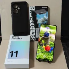 《272》新品同様 OPPO Reno11A ダークグリーン おまけ多数付き