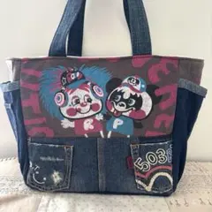 デニムリメイク　トートバッグ