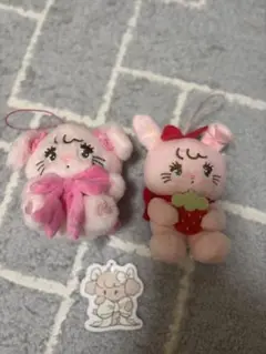 mikko characters いちごマスコット　りぼんセット