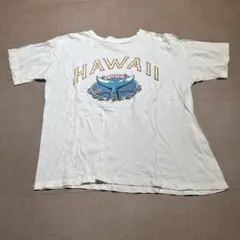 Hawaii ハワイ　ワイキキ　半袖　tシャツ　白　ホワイト　USA アート