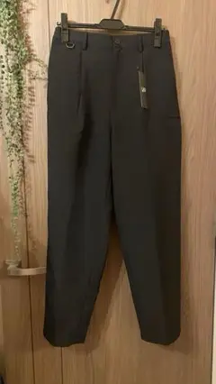 GU×UNDERCOVER ワイドテーパードパンツ　黒　S アンダーカバー