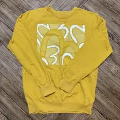 EVISU エビス　スウェット　パーカー　黄色　40サイズ