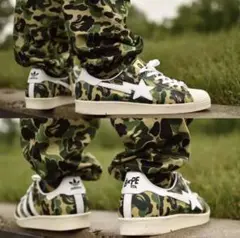 ADIDAS ORIGINALS SUPERSTAR 80S BAPE US10