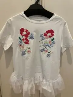 Chesty 刺繍チュールトップス サイズ0 美品