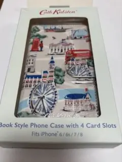 Cath Kidston 手帳型iPhoneケース 4カードスロット付き