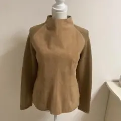 LOEWE スェード キャメル色