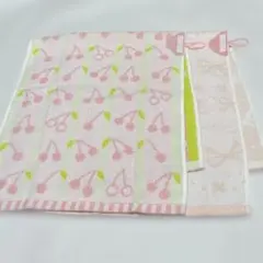 ループ付きフェイスタオル　2枚