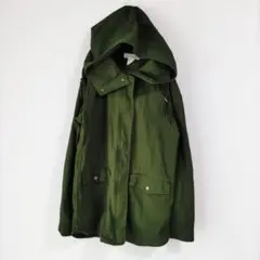 〈ログレーベルオブグレイデッドグッズ〉マウンテンパーカー　緑　アウター　36