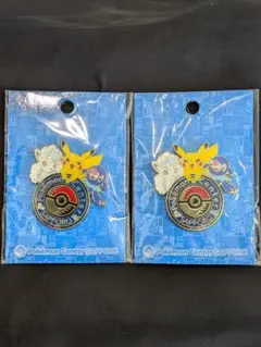 ポケモンセンターサッポロ ロゴピンズ×2 ①⑦