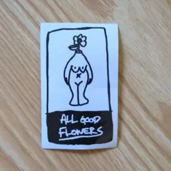 ALL GOOD FLOWERS ステッカー