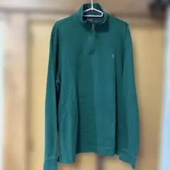 Polo Ralph Lauren グリーン ハーフジップ トレーナー L