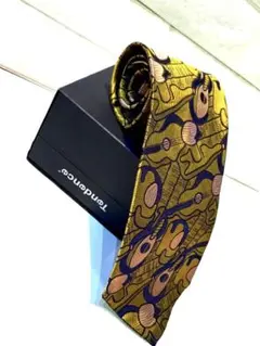 【匿名配送】美品 朝倉商事 A-LOOK メンズネクタイ シルク100% 総柄