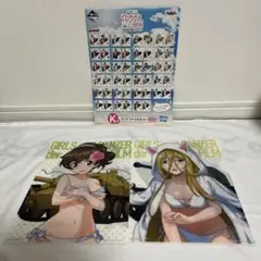 ガールズ&パンツァー クリアファイル2枚セット　KOYAMA、NEKONYA