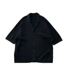 【美品】Vintage 00s~ アクリルニット オープンカラーシャツ 半袖