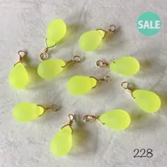 228 チェコドロップビーズ ネオン　sale!!!