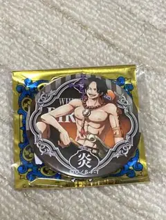 ONE PIECE 輩缶バッジ　エース