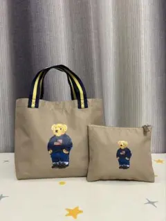【新品】POLO RALPH LAUREN ポロベア　トートバッグ ポーチ付
