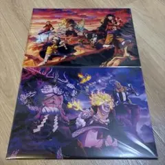 ONEPIECE ワノ国 キービジュアル メタリック クリアファイル A.B