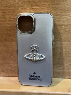 極美品！ヴィヴィアンウエストウッド iPhoneケース ショルダー ライトグレー 極美品！ヴィヴィアンウエストウッド iPhoneケース ショルダー