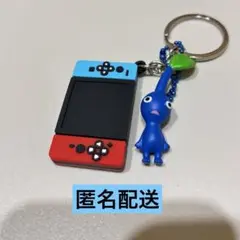 青ピクミン　マスコットフルーツグミ2 ゲーム機のキーホルダー