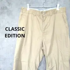 クラシックエディション　チノパン　クロップド　ストレートパンツ　カジュアル　M