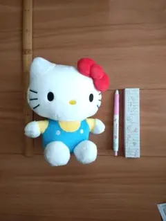 ハローキティちゃん[フコク生命]ぬいぐるみ とボールペン(箱入り)