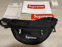 supreme 美品 黒色 19ss Waist Bag ウエストバッグ