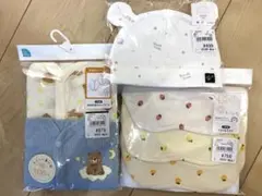 西松屋　ロンパース、スタイ、帽子