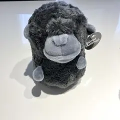 新品 ゴリラ ぬいぐるみ 16cm グレー