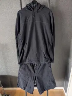 Y-3 ブラック フーディー 上下セット 上L 下M