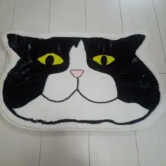 猫 インテリア マット 玄関マット バスマット 白