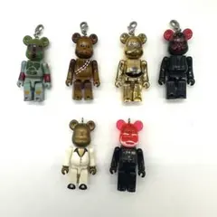 ベアブリック 6体セット チャーム付き　スターウォーズ他
