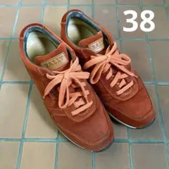 BALLY　バリー　ALARITA　スニーカー　朱色　EU38　US7.5