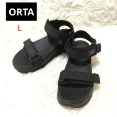 ★美品★オリエンタルトラフィックブラック スポーツサンダル ストラップ付き