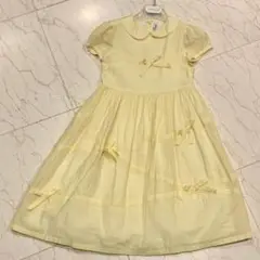 シモネッタ ドレス ワンピース リボン イエロー 黄色